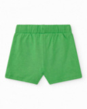 Bermuda per bambino verde con scritta "Have Fun" Bermuda per bambino verde con scritta "Have Fun"