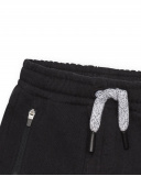 Bermuda per bambino nero con vita regolabile Bermuda per bambino nero con vita regolabile
