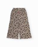 Pantalone ampio da bambina con stampa animalier