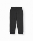 Pantalón jogger gris oscuro para niño con cordón bicolor