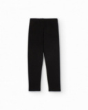 Legging para niña en negro con detalle de tachuelas Legging para niña en negro con detalle de tachuelas