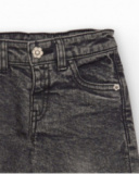 Pantaloni lunghi in denim grigio slavato per bambina