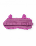 Mascherina da notte da bambina in peluche morbida e confortevole design di mostro divertente