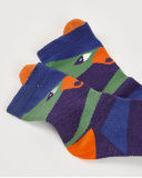 Set di calzini per bambino con motivo dinosauro in colori vivaci Set di calzini per bambino con motivo dinosauro in colori vivaci