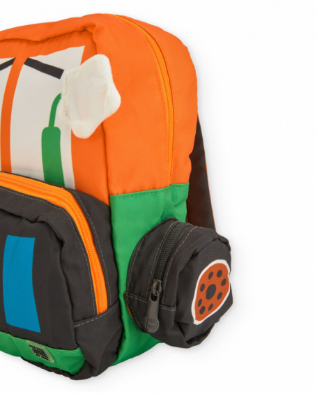 Zaino multicolore per bambino con stampa camion
