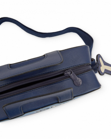 Borsa a tracolla per bambino con stampa cane detective