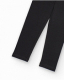 Leggings per bambina grigio scuro con dettaglio borchiato