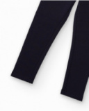 Leggings per bambina blu navy con dettaglio metallico