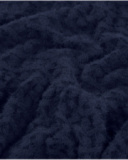 Abito blu navy con pizzo e maniche lunghe per bambina