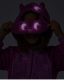 Mascherina da notte da bambina in peluche morbida e confortevole design di mostro divertente | tuc