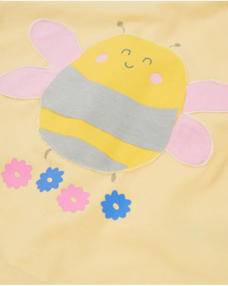 Completo in maglia per neonato con ricamo floreale