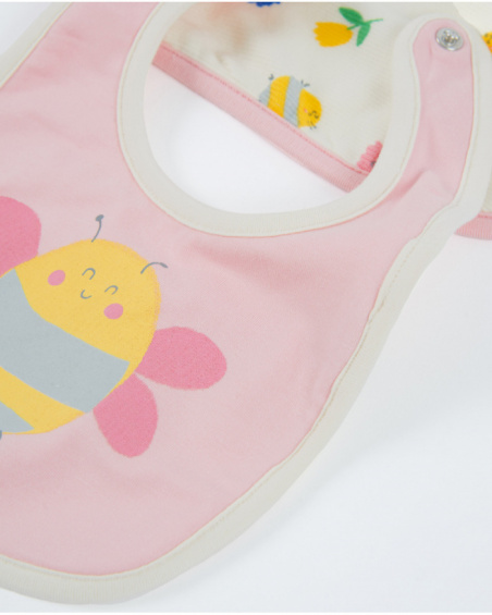 Pack di bavaglini in maglia per neonato con chiusura a pressione