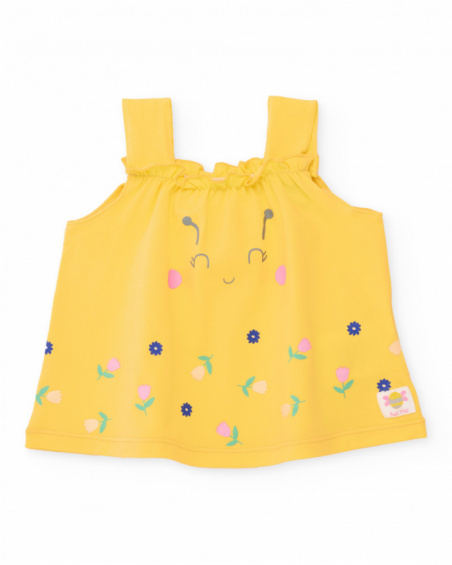 Costume da bagno in maglia per neonato con applicazioni in rilievo