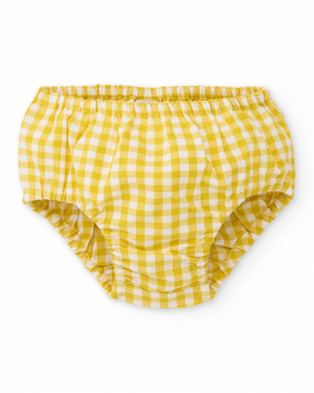 Vestito in maglia per neonato con applicazioni in rilievo