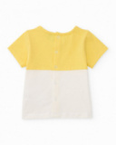 Completo in maglia per neonato con tasca frontale