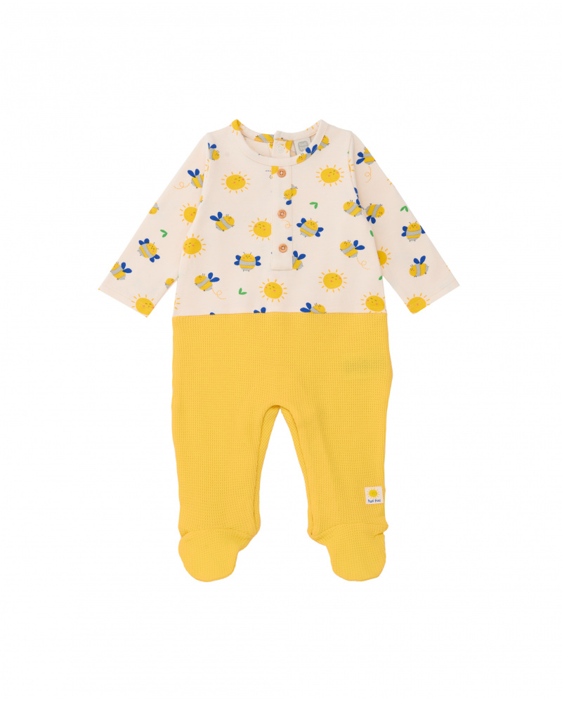 Pagliaccetto in maglia per neonato con chiusura a pressione