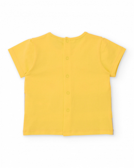 Costume da bagno in maglia per neonato con dettagli in rilievo