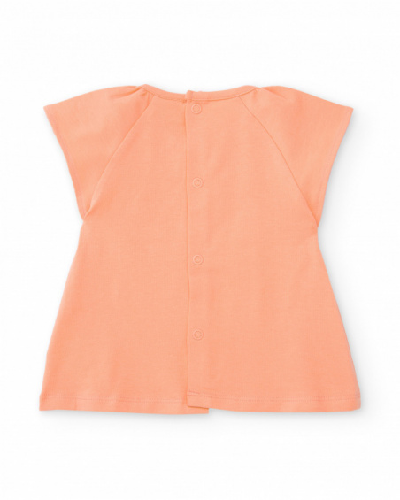 Completo in maglia per neonato con stampa di palme