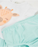 Vestito in maglia per neonato con motivo giraffe