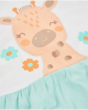 Vestito in maglia per neonato con motivo giraffe