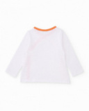 Completo in maglia per neonato con stampa di giraffa