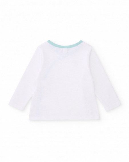 Completo in maglia per neonato con apertura laterale