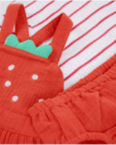 Completo in maglia tre pezzi per neonato