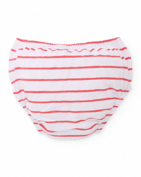 Vestito in maglia per neonato con tasca a forma di fragola