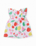 Vestito in maglia per neonato con motivo frutta