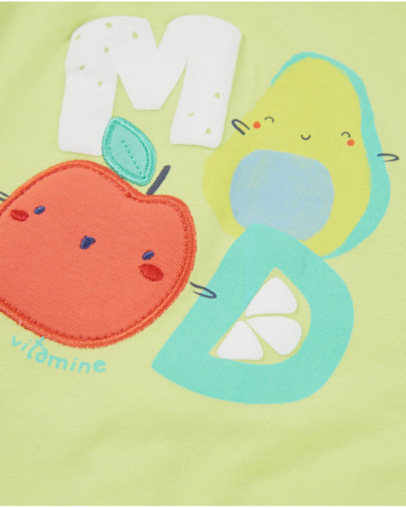 Completo in maglia per neonato con dettagli applicati