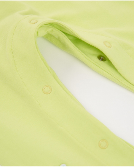 Pagliaccetto in maglia per neonato a maniche lunghe