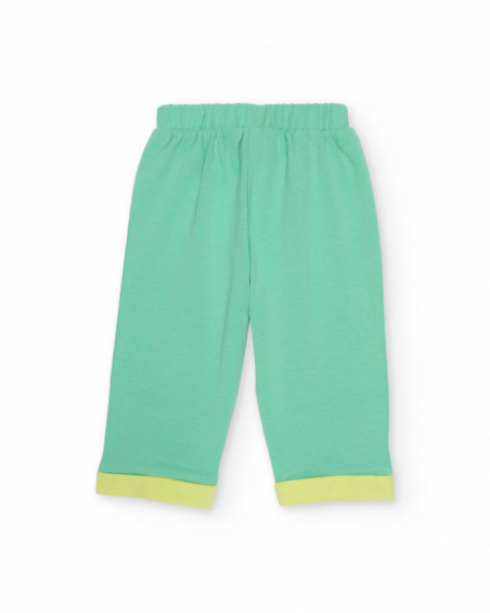 Completo in maglia tre pezzi per neonato