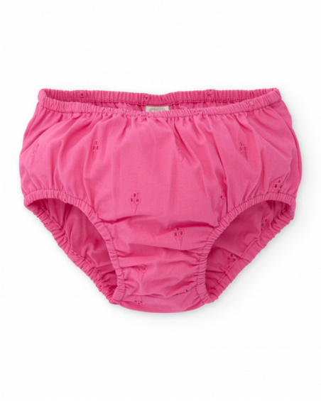 Vestito neonato in tessuto con delicati ricami