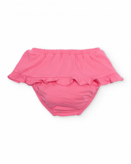 Completo in maglia per neonato con volant