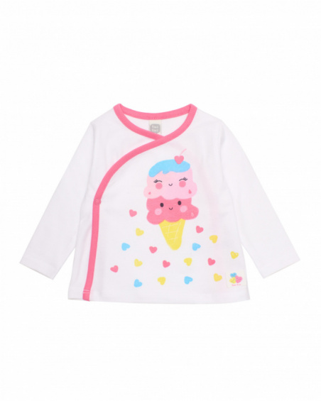 Completo in maglia per neonato con chiusura laterale