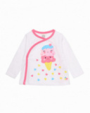 Completo in maglia per neonato con chiusura laterale