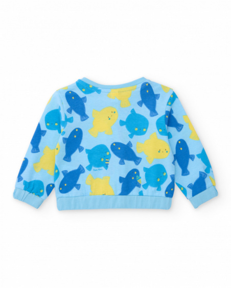 Completo in maglia tre pezzi per neonato