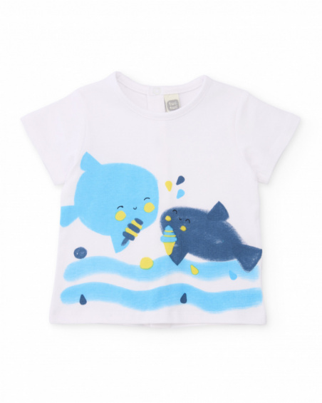 Completo in maglia tre pezzi per neonato