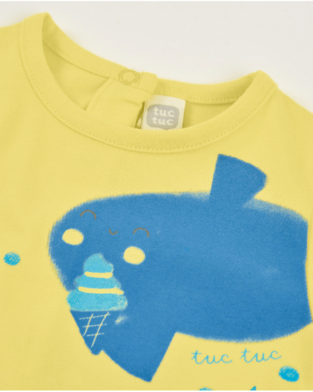 Pagliaccetto in maglia per neonato con chiusure sul retro