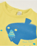 Pagliaccetto in maglia per neonato con chiusure sul retro