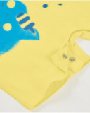 Pagliaccetto in maglia per neonato con chiusure sul retro