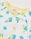 Pagliaccetto in maglia per neonato con tasca frontale