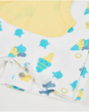 Pagliaccetto in maglia per neonato con tasca frontale