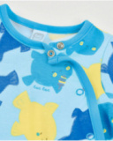 Pagliaccetto in maglia per neonato con chiusura laterale