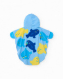 Asciugamano poncho in maglia per neonato con cappuccio