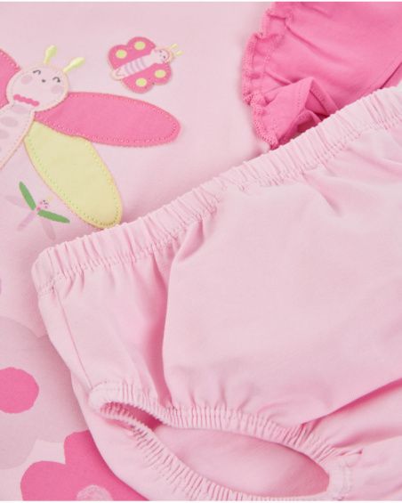 Vestito in maglia per neonato con motivo libellula