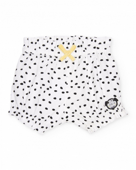 Completo in maglia per neonato con stampa a macchie