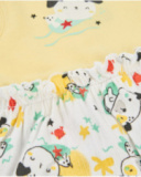 Vestito in maglia per neonato con volant sulle spalle