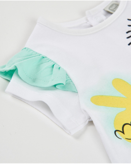 Vestito in maglia per neonato con stampa cagnolino