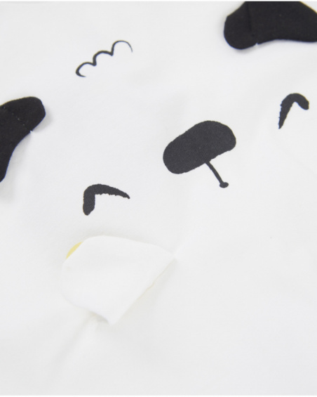 Completo in maglia per neonato con motivo cagnolino